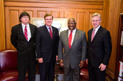 Justice Thomas with 9th Circuit Clerk’s Office staff