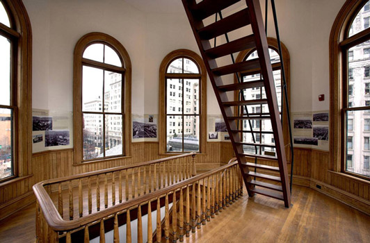 Visit the cupola to see views of the city, as well as photos of what Portland looked like more than a century ago in every direction.